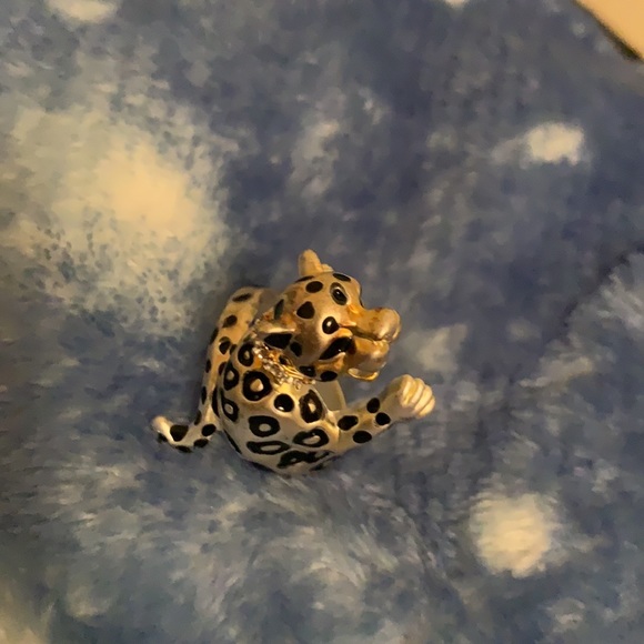 NEW 🐆 Crystal Collar Hugging Pet Leopard Ritzy Boutique Ring various sizes - Picture 16 of 16